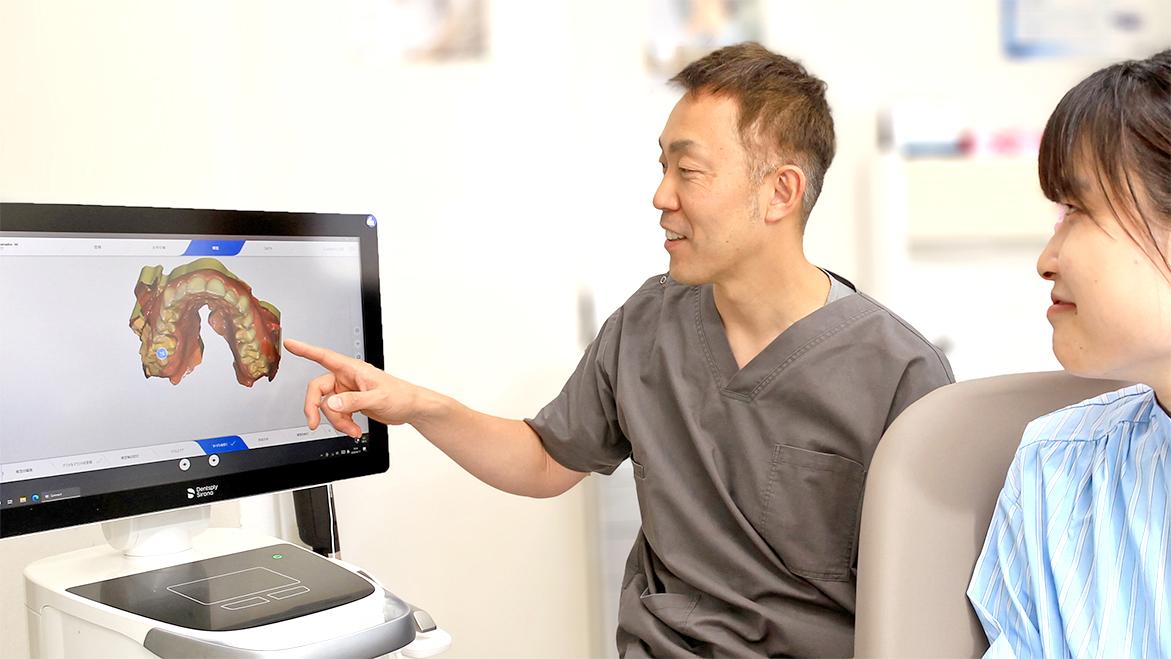 坂井でおすすめの矯正歯科におけるカウンセリング風景